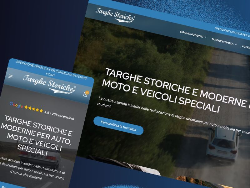 Targhe Storiche: da vetrina online a canale e-commerce